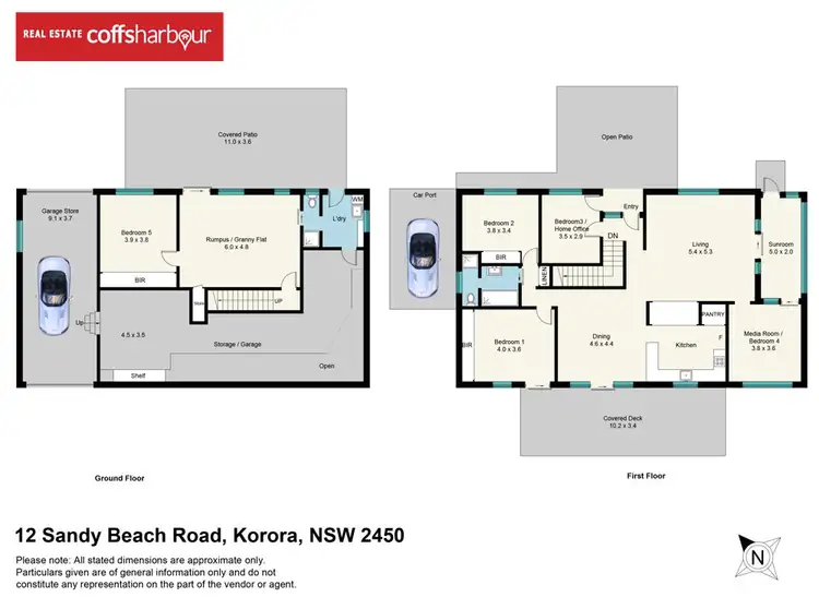 Floorplan of Homely house listing, 12 Sandy Beach Road, Korora NSW 2450