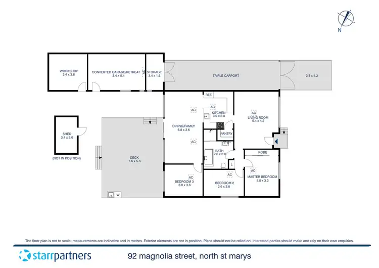 Floorplan of Homely house listing, 92 Magnolia Street, North St Marys NSW 2760