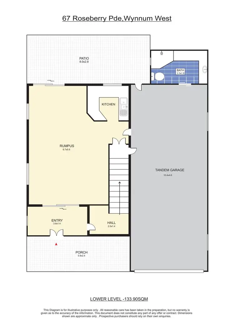 Floorplan of Homely house listing, 67 Roseberry Parade, Wynnum West QLD 4178
