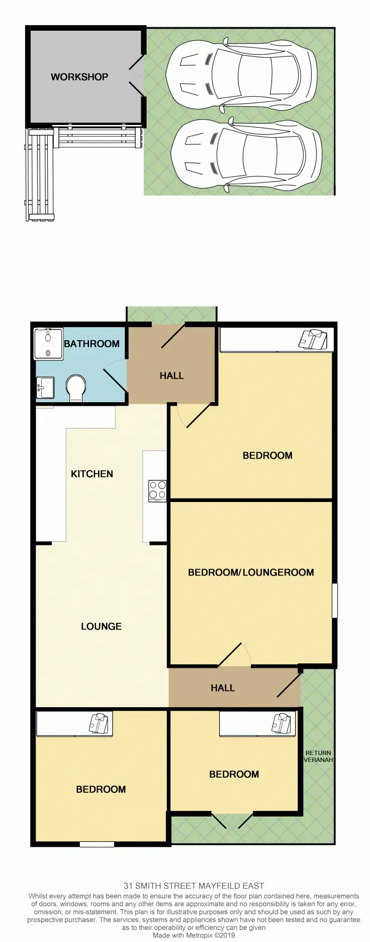 Floorplan of Homely house listing, 31 Smith Street, Mayfield East NSW 2304