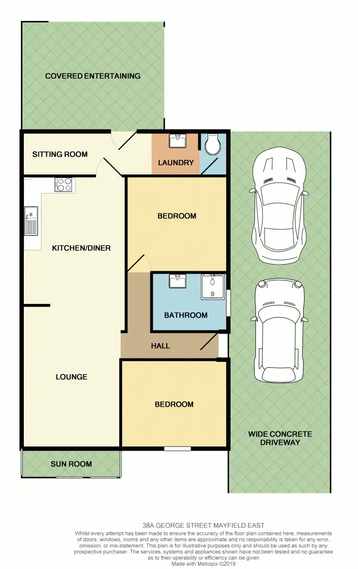 Floorplan of Homely house listing, 38a George Street, Mayfield NSW 2304