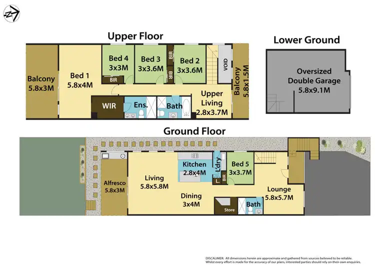 Floorplan of Homely semi-detached listing, 70 Yates Avenue, Dundas Valley NSW 2117