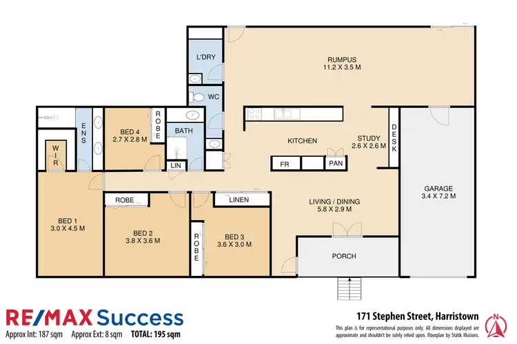 Floorplan of Homely house listing, 171 Stephen Street, Harristown QLD 4350