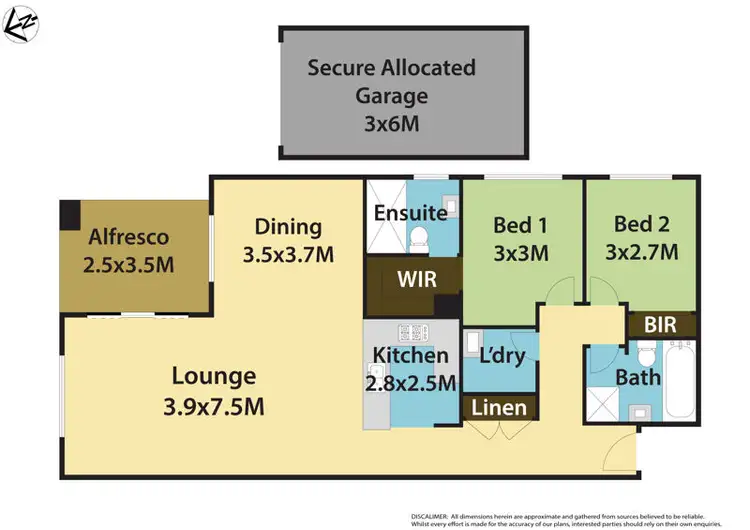 Floorplan of Homely unit listing, 4/11 Kilbenny Street, Kellyville Ridge NSW 2155