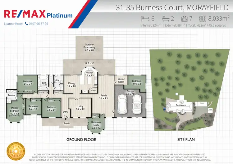 Floorplan of Homely rural property listing, 35 Burness Court, Morayfield QLD 4506