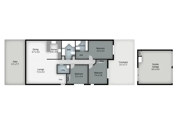 Floorplan of Homely apartment listing, 63 Mariners Drive East, Tweed Heads NSW 2485