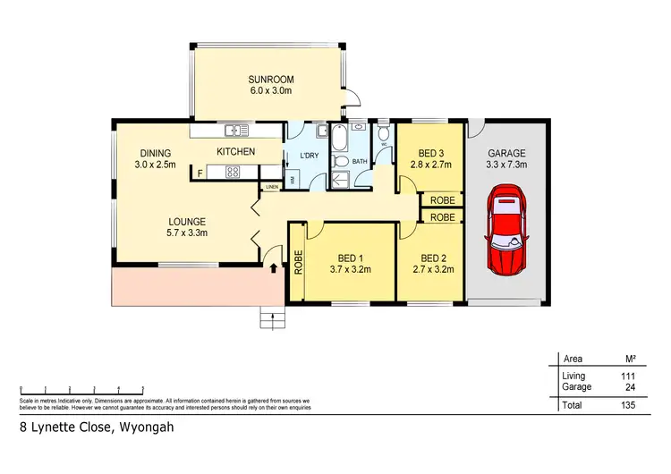 Floorplan of Homely house listing, 8 Lynette Close, Wyongah NSW 2259