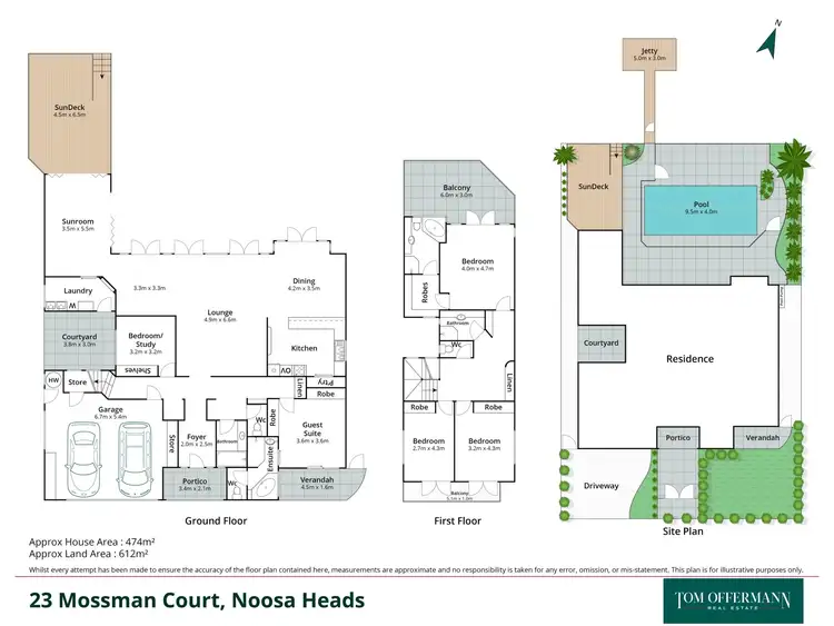 Floorplan of Homely house listing, 23 Mossman Court, Noosa Heads QLD 4567
