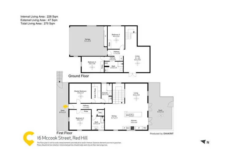 Floorplan of Homely house listing, 16 McCook Street, Red Hill QLD 4059