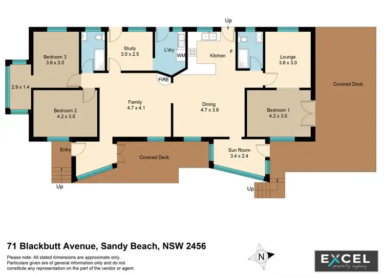 Floorplan of Homely house listing, 71 Blackbutt Avenue, Sandy Beach NSW 2456