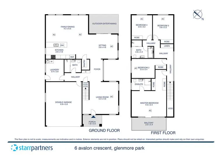 Floorplan of Homely house listing, 6 Avalon Crescent, Glenmore Park NSW 2745