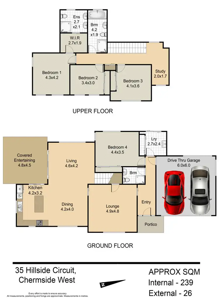 Floorplan of Homely house listing, 37 Hillside Circuit, Chermside West QLD 4032