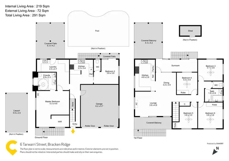 Floorplan of Homely house listing, 6 Tarwarri Street, Bracken Ridge QLD 4017