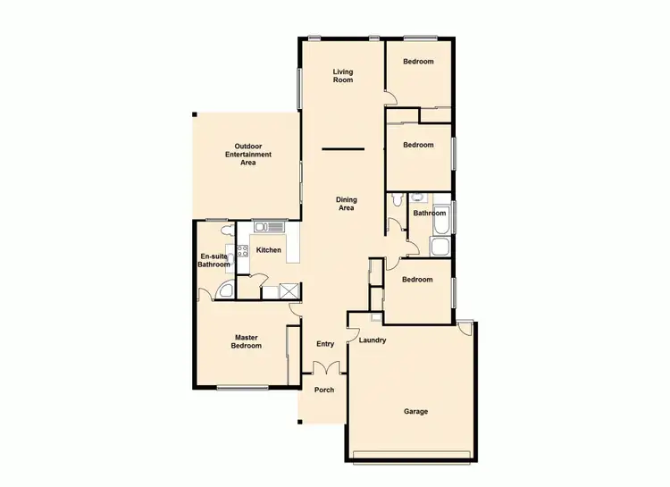 Floorplan of Homely house listing, 28 Aretha Lane, Narangba QLD 4504