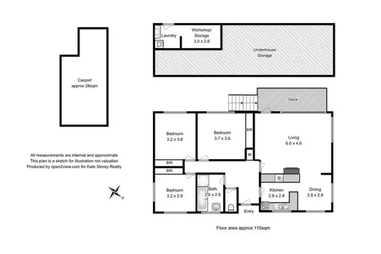 Floorplan of Homely house listing, 97 Elinga Street, Howrah TAS 7018