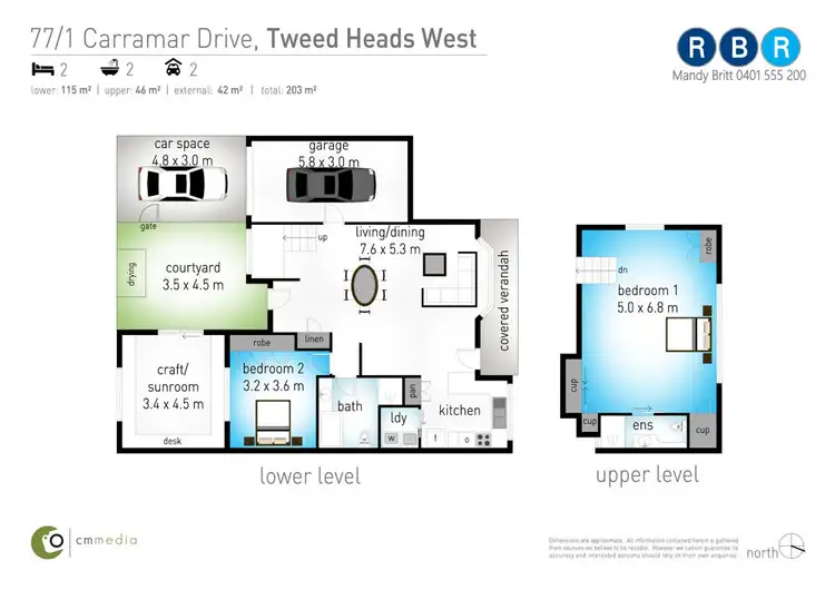 Floorplan of Homely villa listing, 77/1 Carramar Drive, Tweed Heads West NSW 2485