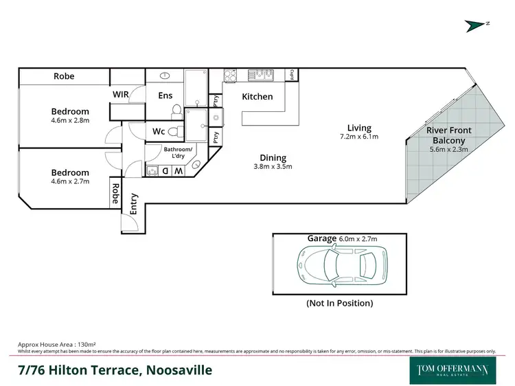 Floorplan of Homely unit listing, 7/76 Hilton Terrace, Noosaville QLD 4566