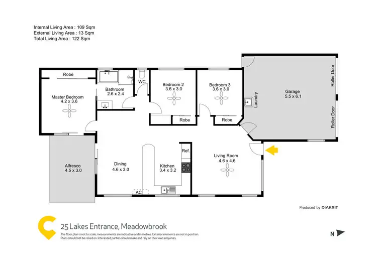 Floorplan of Homely house listing, 25 Lakes Entrance, Meadowbrook QLD 4131