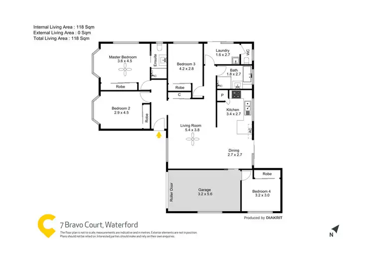 Floorplan of Homely house listing, z7 Bravo Court, Waterford West QLD 4133