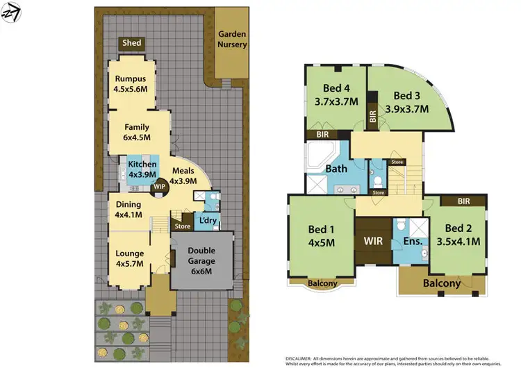 Floorplan of Homely house listing, 5 Glenroy Place, Glenwood NSW 2768
