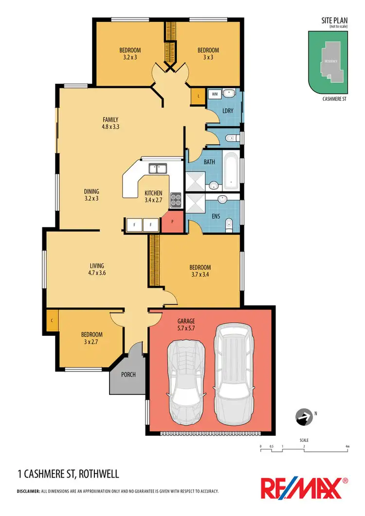 Floorplan of Homely house listing, 1 Cashmere Street, Rothwell QLD 4022