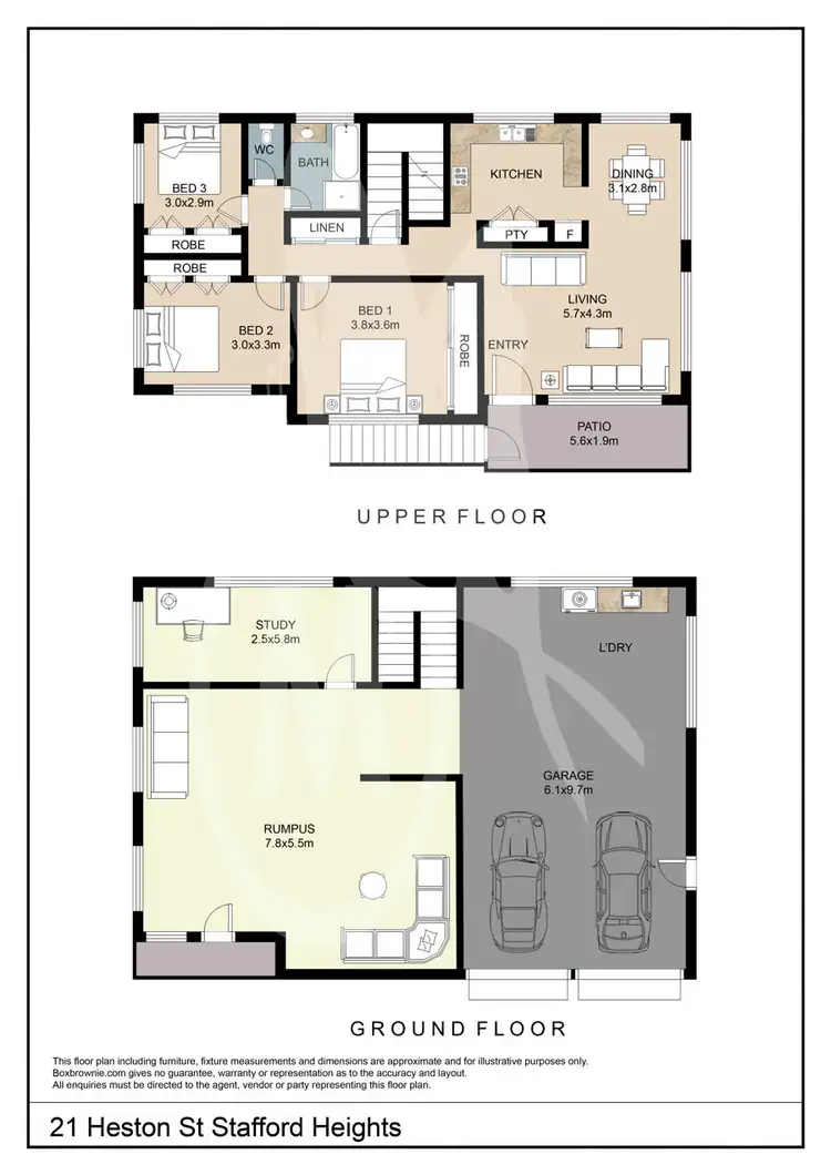 Floorplan of Homely house listing, 21 Heston St, Stafford Heights QLD 4053