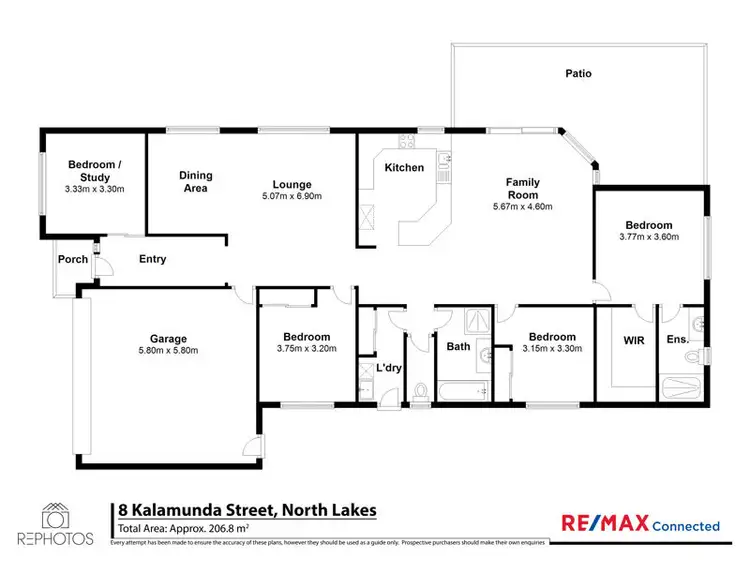 Floorplan of Homely house listing, 8 Kalamunda Street, North Lakes QLD 4509