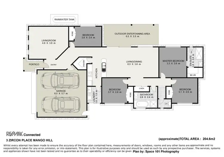 Floorplan of Homely house listing, 3 Zircon Place, Mango Hill QLD 4509