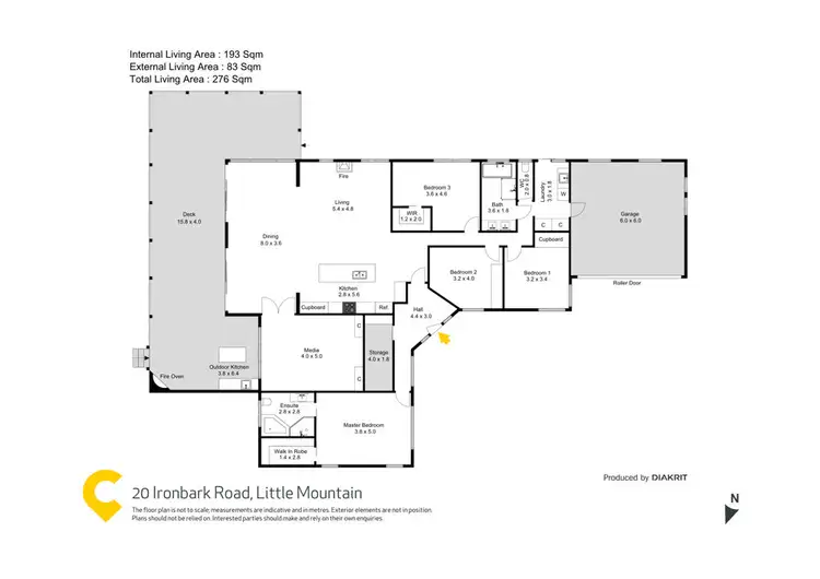 Floorplan of Homely house listing, 20 Ironbark Road, Little Mountain QLD 4551