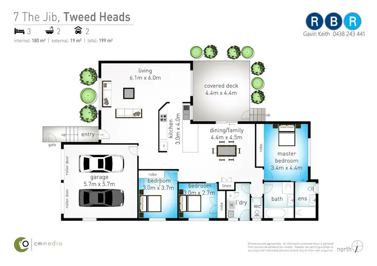 Floorplan of Homely house listing, 7 The Jib, Tweed Heads NSW 2485