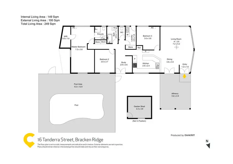 Floorplan of Homely house listing, 16 Tanderra Street, Bracken Ridge QLD 4017