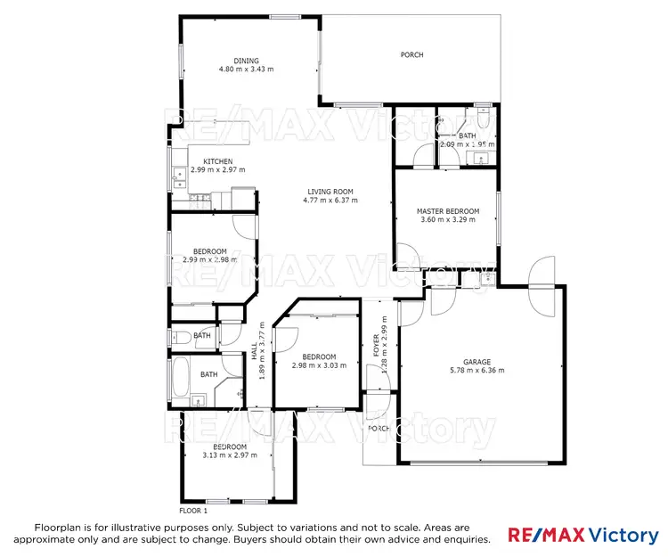 Floorplan of Homely house listing, 13 Male Road, Caboolture QLD 4510
