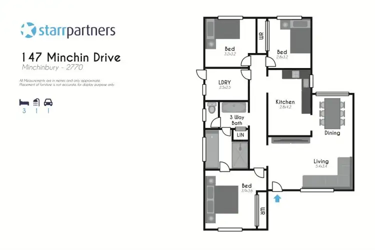 Floorplan of Homely house listing, 147 Minchin Drive, Minchinbury NSW 2770