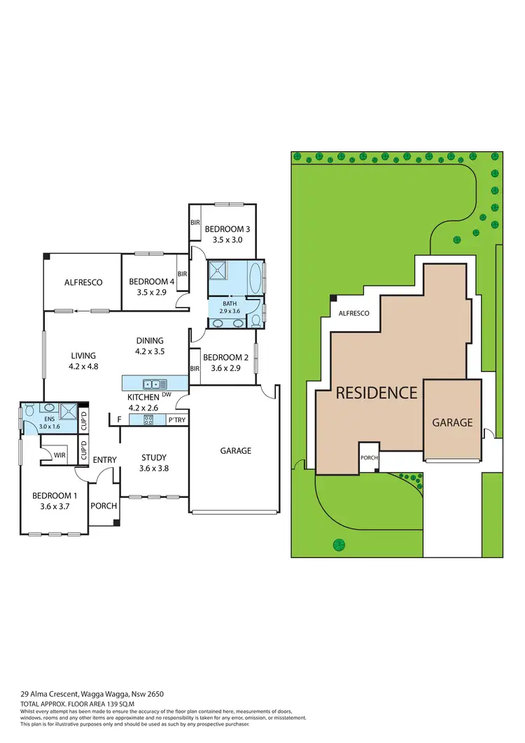 Floorplan of Homely house listing, 29 Alma Crescent, Estella NSW 2650