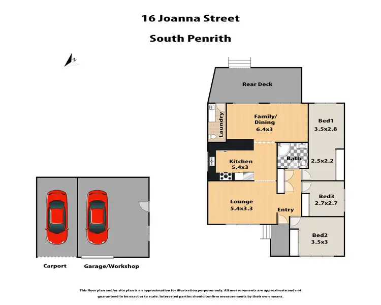 Floorplan of Homely house listing, 16 Joanna Street, South Penrith NSW 2750
