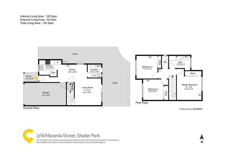 Floorplan of Homely townhouse listing, 2/16 Maranda Street, Shailer Park QLD 4128