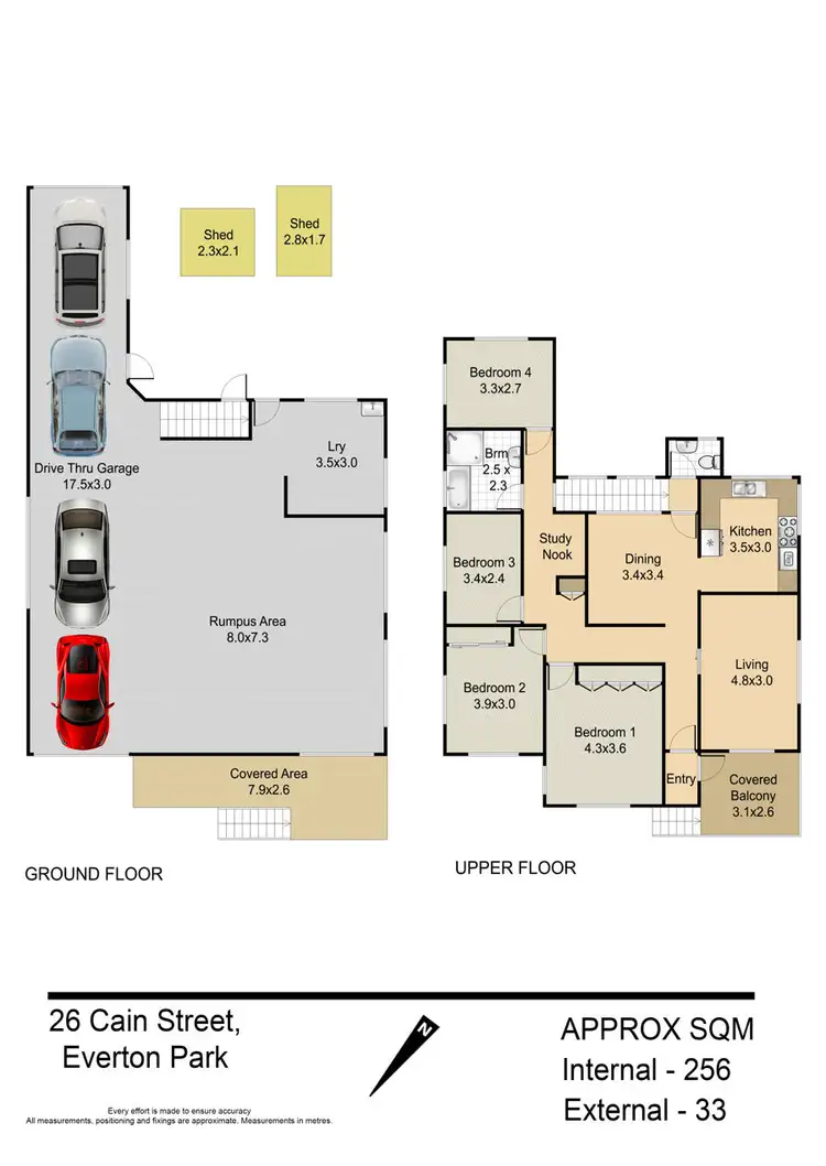 Floorplan of Homely house listing, 26 Cain Street, Everton Park QLD 4053