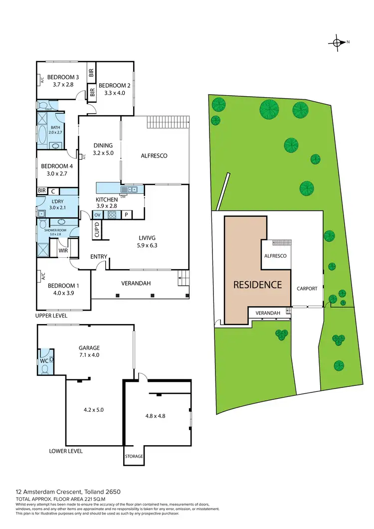 Floorplan of Homely house listing, 12 Amsterdam Crescent, Tolland NSW 2650
