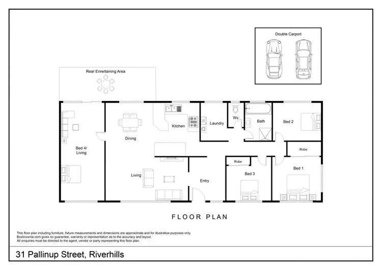 Floorplan of Homely house listing, 31 Pallinup Street, Riverhills QLD 4074