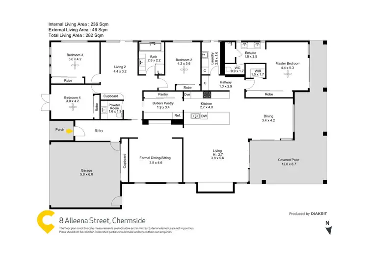 Floorplan of Homely house listing, 8 Alleena Street, Chermside QLD 4032