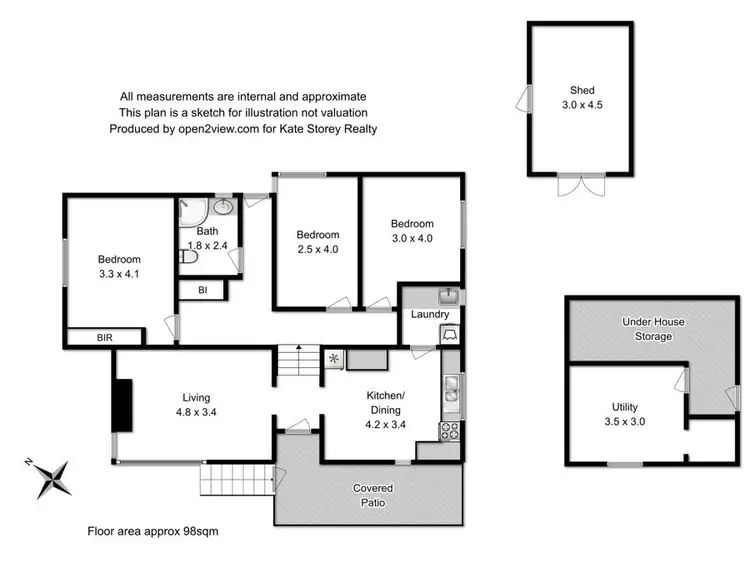 Floorplan of Homely house listing, 42 Moomere Street, Carlton TAS 7173