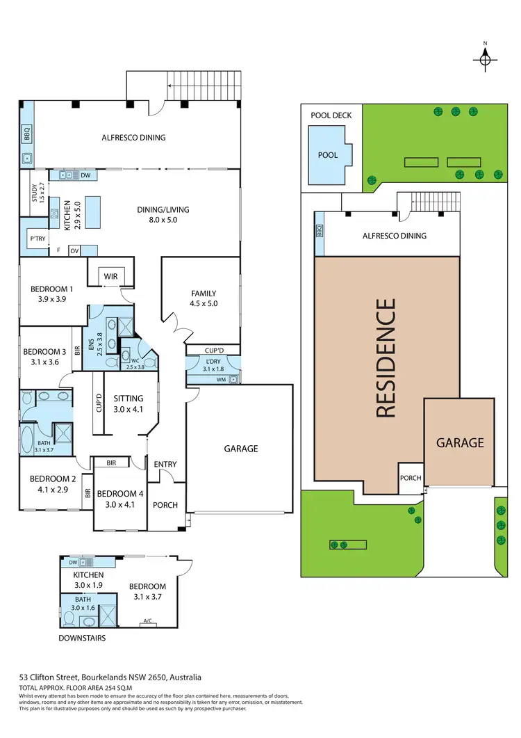 Floorplan of Homely house listing, 53 Clifton Street, Bourkelands NSW 2650