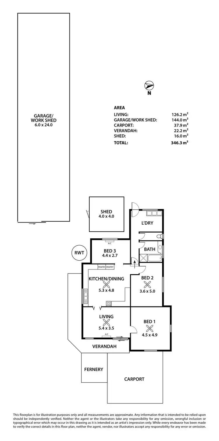 Floorplan of Homely house listing, 218 Mannum Road, Murray Bridge SA 5253