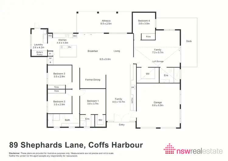 Floorplan of Homely house listing, 89 Shephards Lane, Coffs Harbour NSW 2450