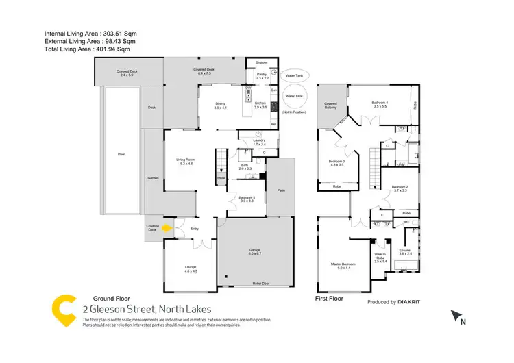 Floorplan of Homely house listing, 2 Gleeson Street, North Lakes QLD 4509