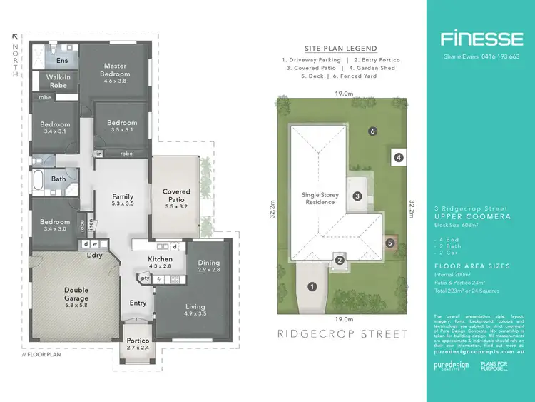 Floorplan of Homely house listing, 3 Ridgecrop Street, Upper Coomera QLD 4209