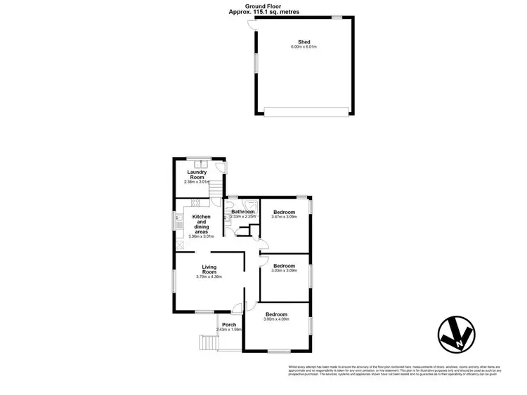 Floorplan of Homely house listing, 22 Hinchcliffe Street, Zillmere QLD 4034