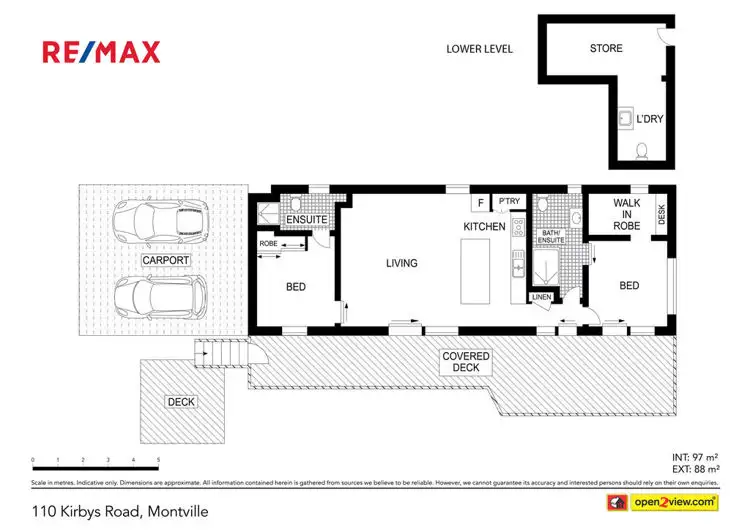 Floorplan of Homely rural property listing, 110 Kirbys Road, Montville QLD 4560