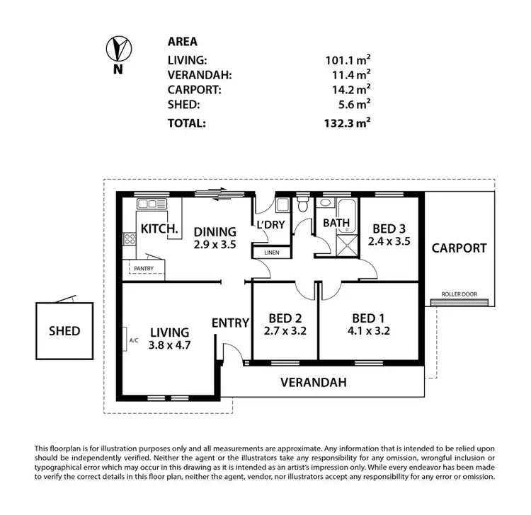 Floorplan of Homely house listing, 2/16 Fletcher Road, Mount Barker SA 5251