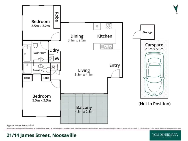 Floorplan of Homely unit listing, 21/14 James Street, Noosaville QLD 4566